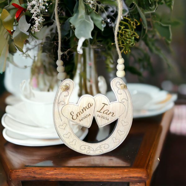 Personalised Engraved Bridal Horseshoe